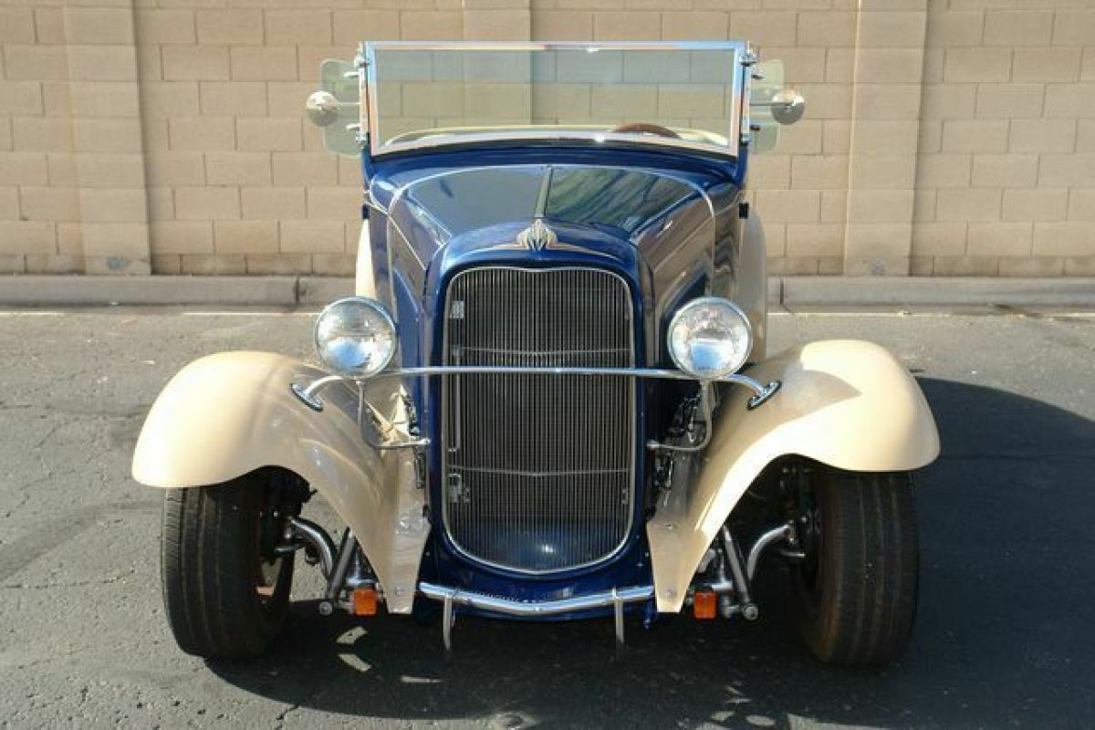 1930 Blue Ford Roadster --