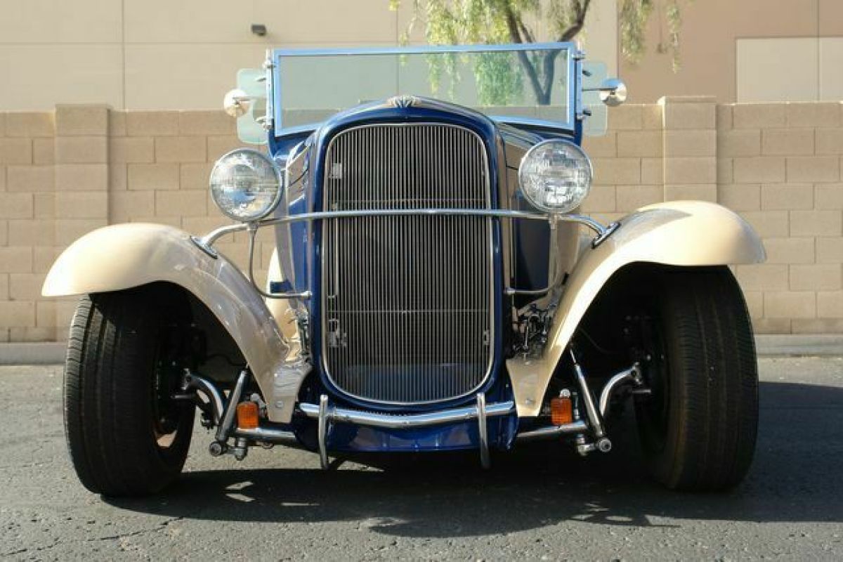 1930 Blue Ford Roadster --