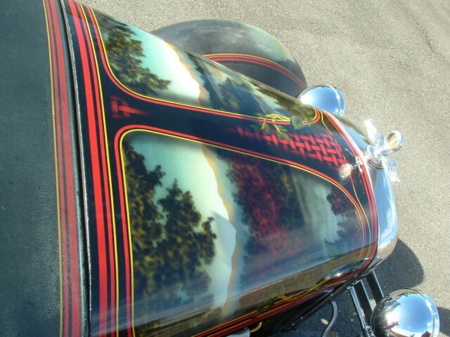 1929 Black w/ murals Ford Model A Roadster