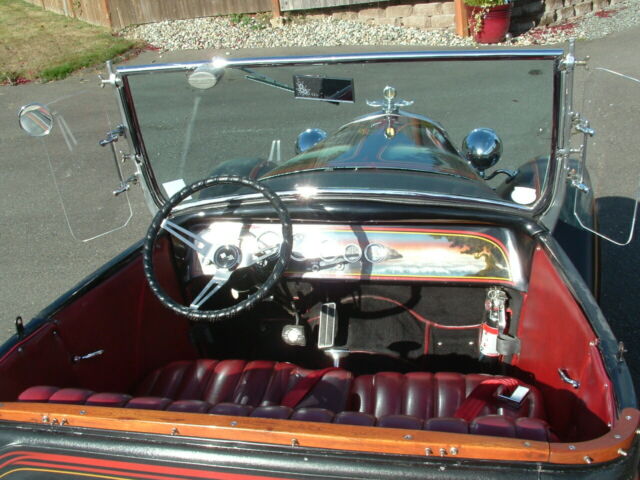 1929 Black w/ murals Ford Model A Roadster