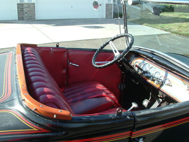 1929 Black w/ murals Ford Model A Roadster