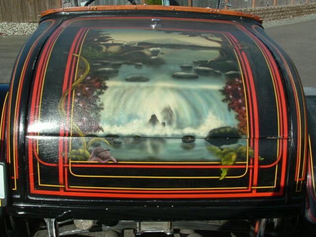 1929 Black w/ murals Ford Model A Roadster