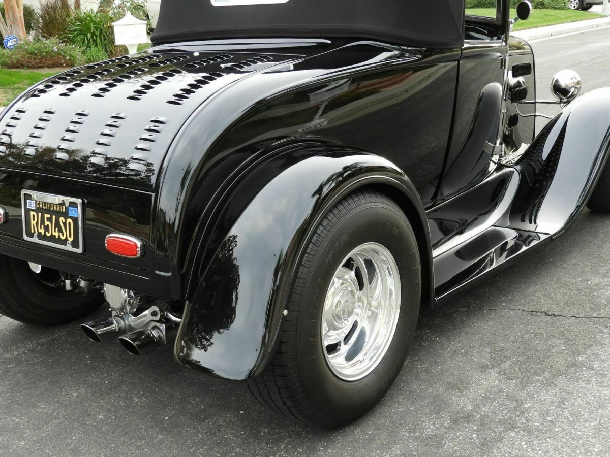 1930 Black Ford Roadster Convertible