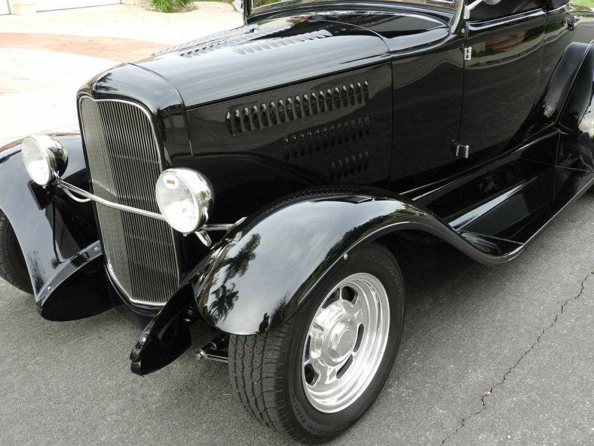 1930 Black Ford Roadster Convertible