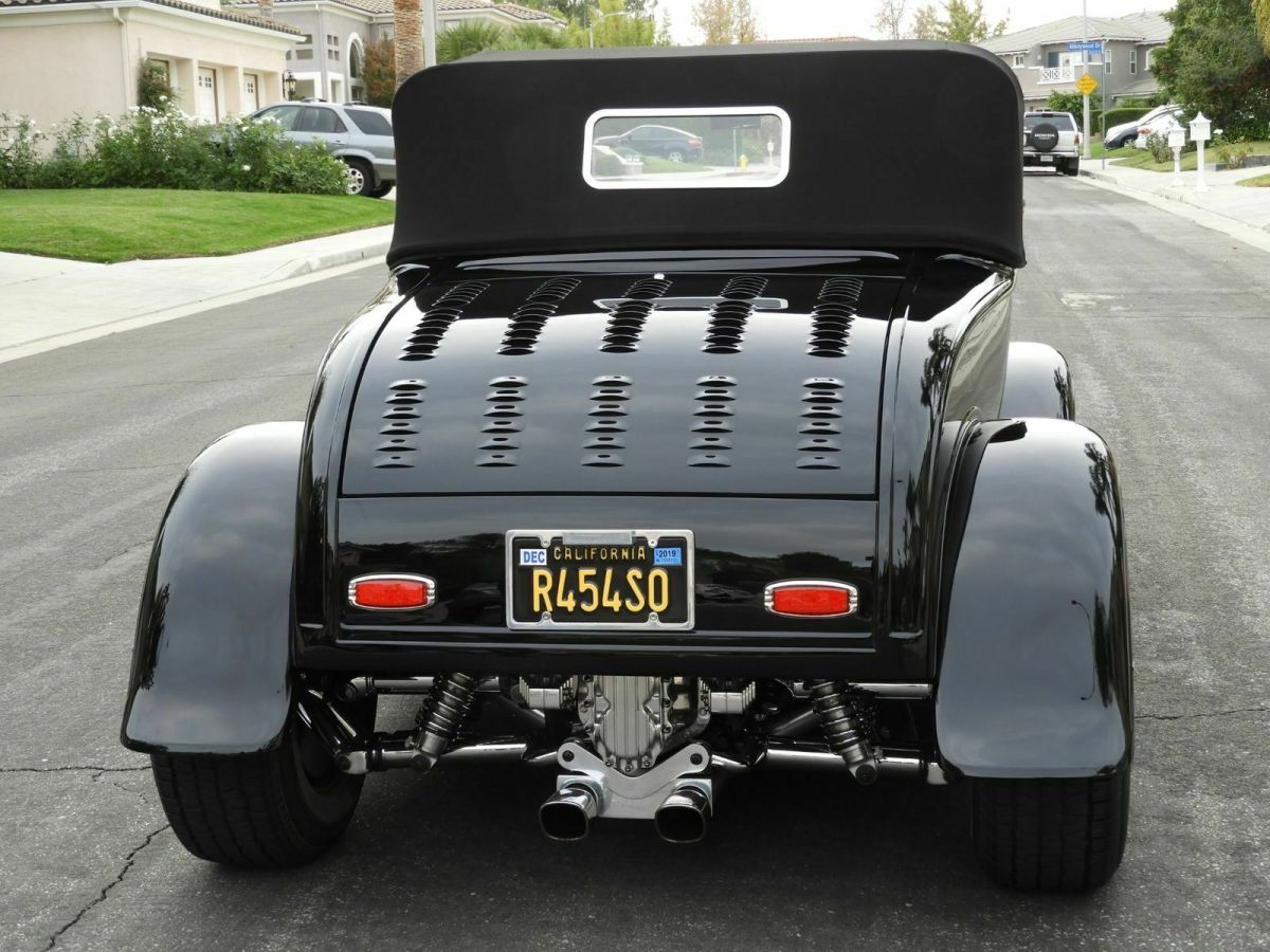 1930 Black Ford Roadster Convertible
