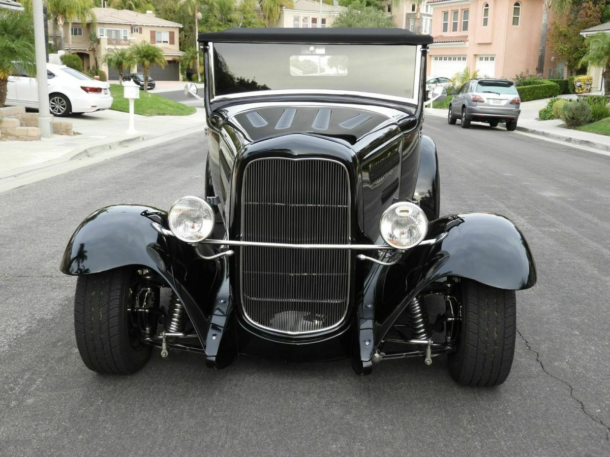1930 Black Ford Roadster Convertible
