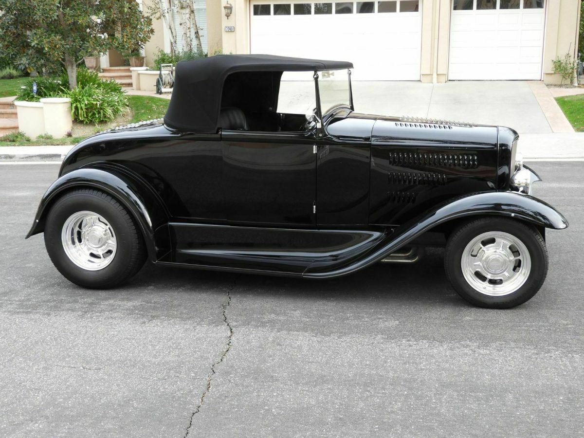 1930 Black Ford Roadster Convertible