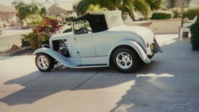 1930 White Ford Roadster Coupe