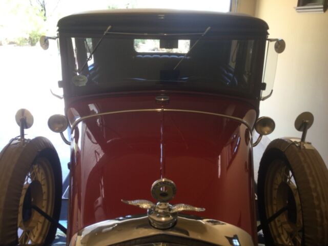 1930 Red Ford Model A 2 door