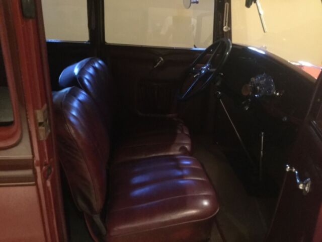 1930 Red Ford Model A 2 door