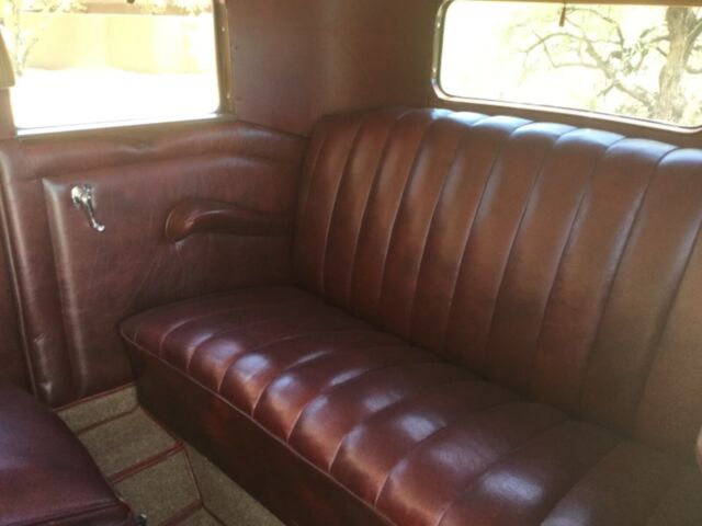 1930 Red Ford Model A 2 door