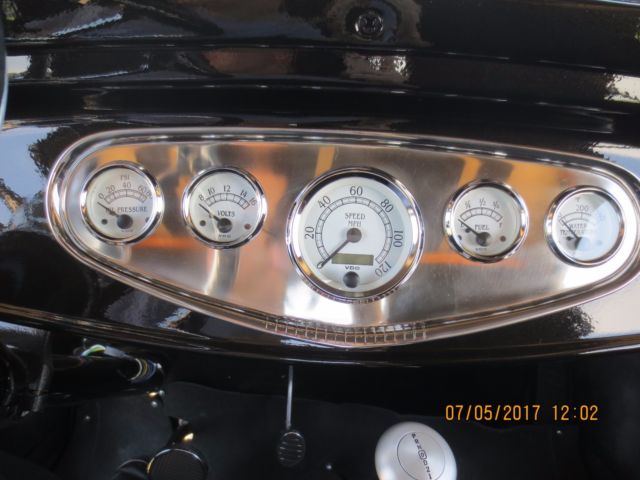 1930 Black Ford Model A Convertible