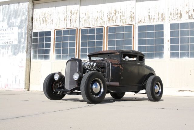 1930 Black Ford Model A Coupe