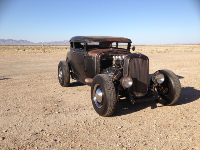 1930 Black Ford Model A Coupe