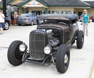 1930 Black Ford Model A Coupe