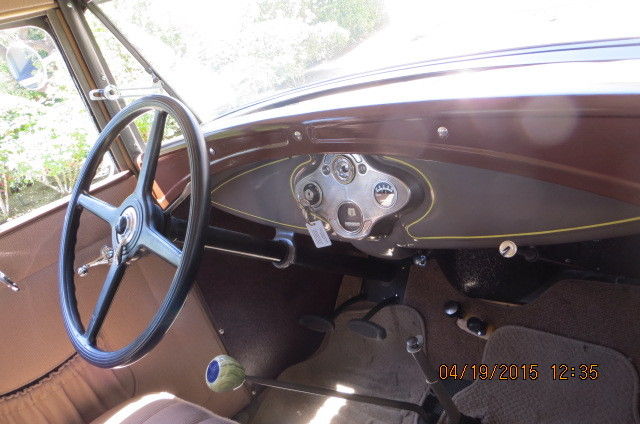 1930 Brown Ford Model A Coupe