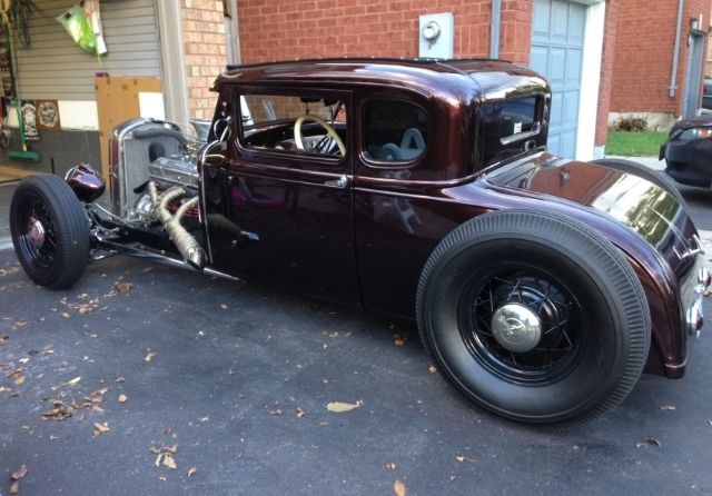 1930 Brown Ford Model A 5 window coupe