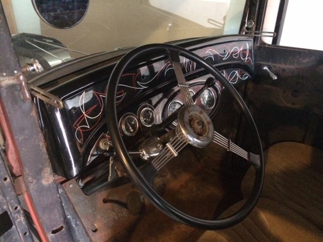 1930 Red Ford Model A Coupe