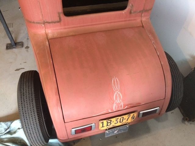 1930 Red Ford Model A Coupe