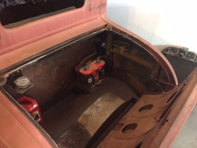 1930 Red Ford Model A Coupe