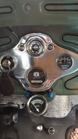 1930 Olive Green - Black Ford Model A Coupe