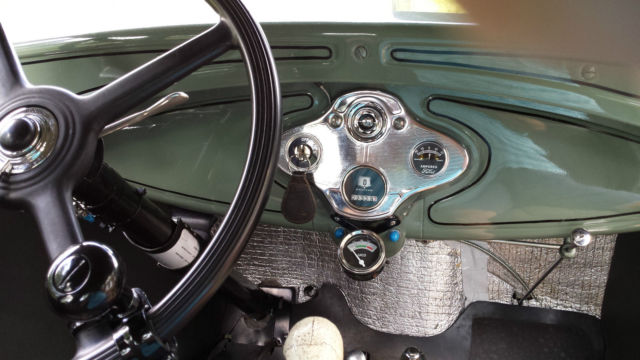 1930 Olive Green - Black Ford Model A Coupe