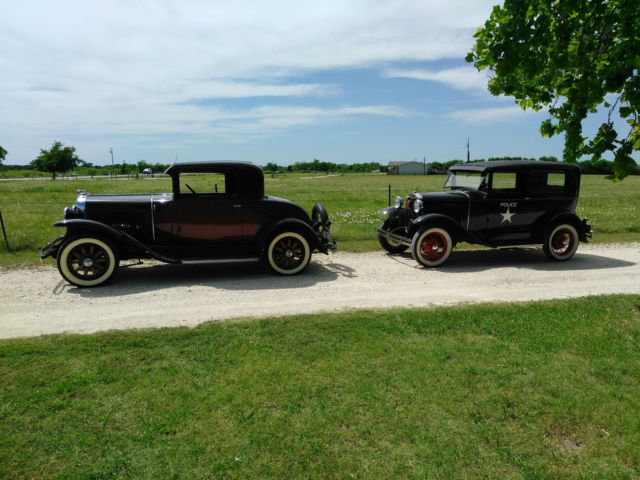1930 Black Ford Model A Sedan