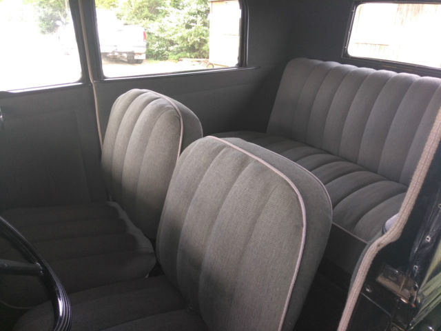 1930 Black Ford Model A Sedan