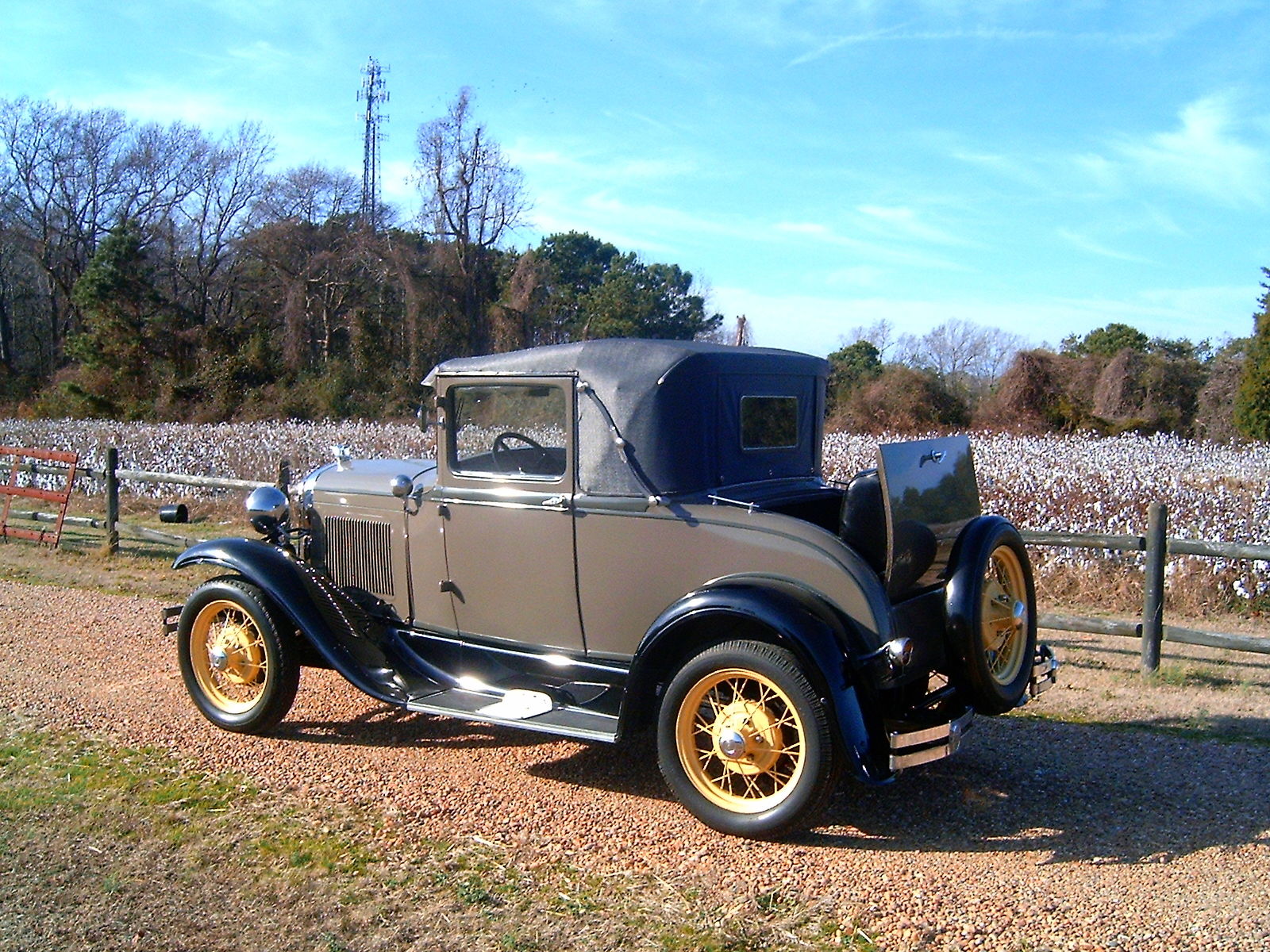 1930 Green Ford Model A Sedan