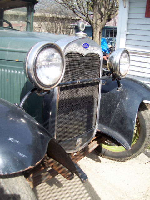 1930 Green Ford Model A Coupe