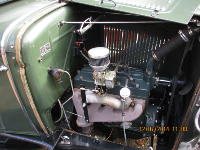 1930 Green Ford Model A Sedan