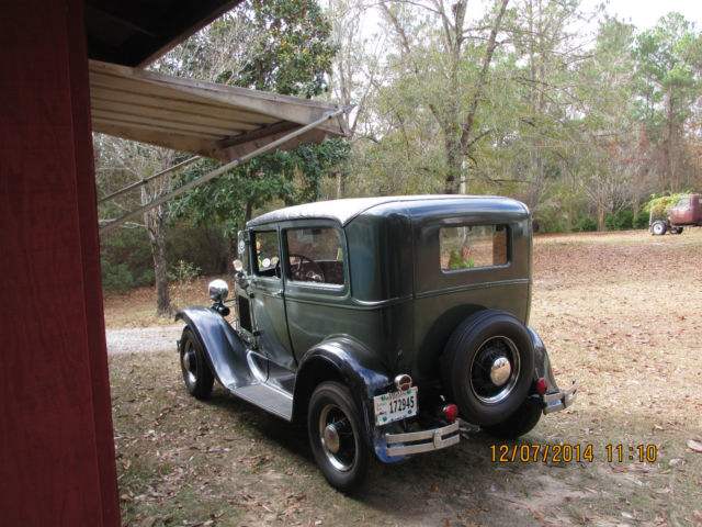 1930 Green Ford Model A Sedan