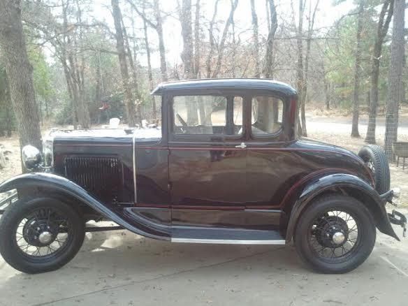 1930 sand and light green  - original Ford colors Ford Model A Coupe