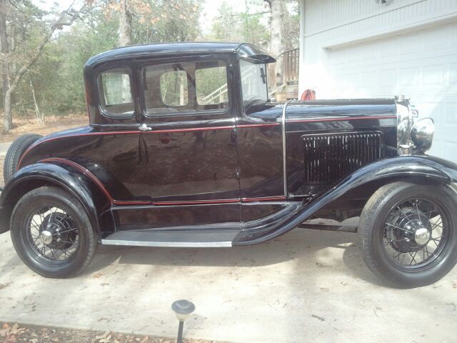 1930 sand and light green  - original Ford colors Ford Model A Coupe