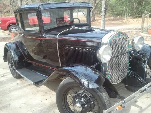1930 sand and light green  - original Ford colors Ford Model A Coupe