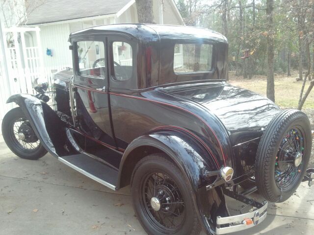 1930 sand and light green  - original Ford colors Ford Model A Coupe