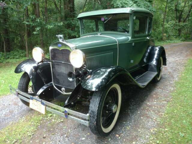 1930 Green Ford Model A Coupe