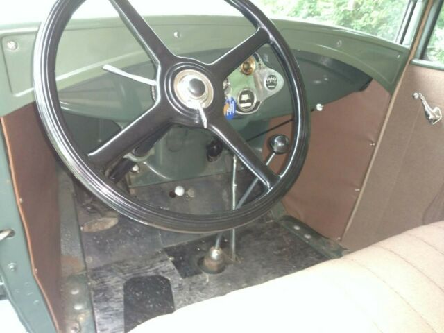 1930 Green Ford Model A Coupe