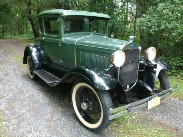 1930 Green Ford Model A Coupe