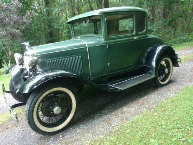 1930 Green Ford Model A Coupe