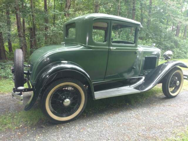 1930 Green Ford Model A Coupe