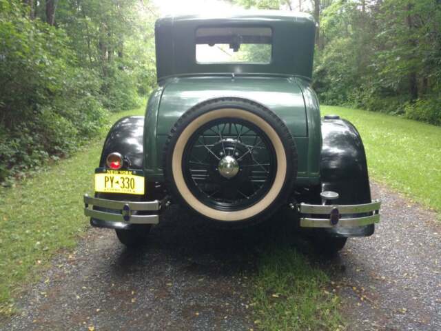 1930 Green Ford Model A Coupe