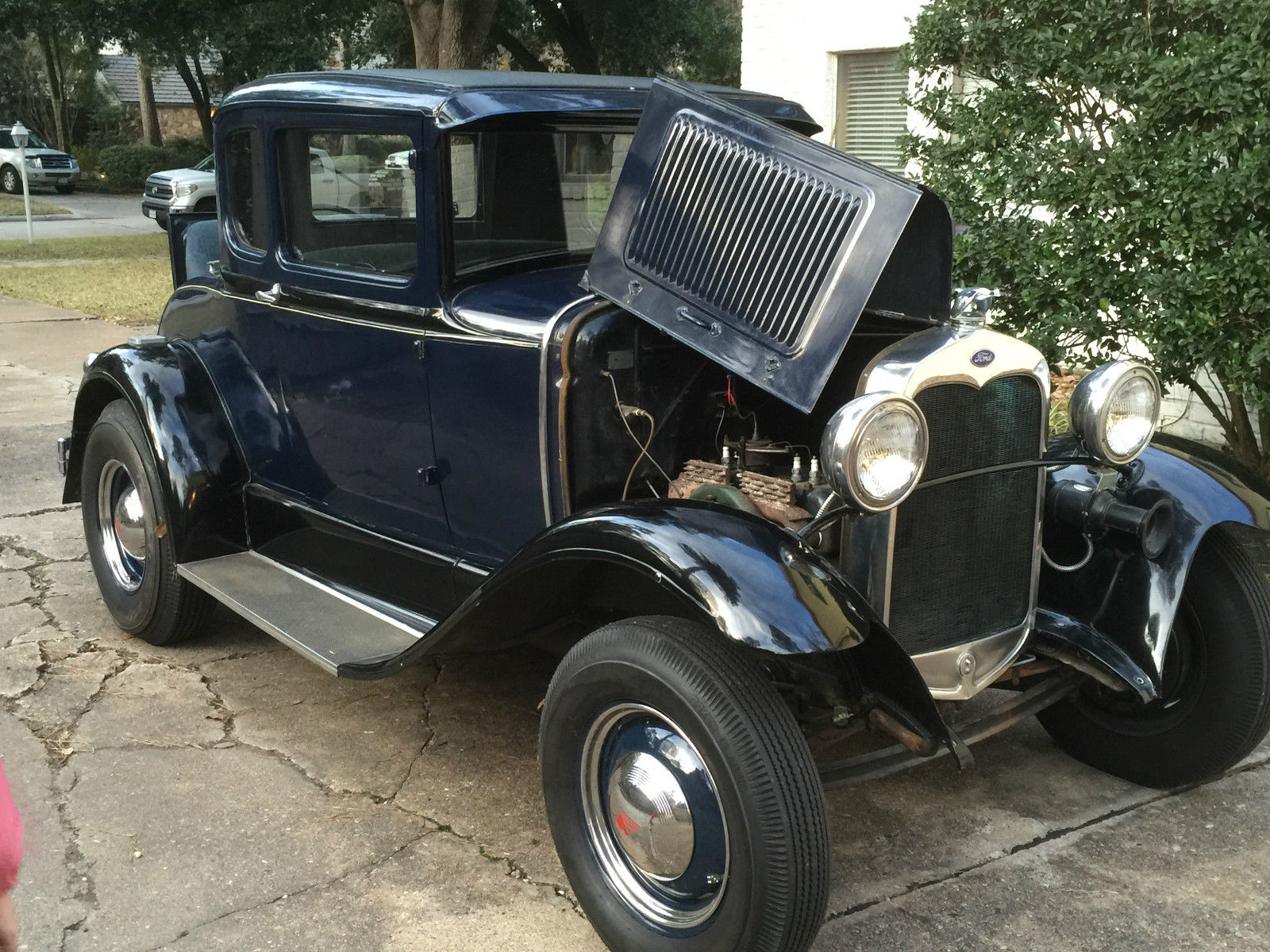1930 Blue Ford Model A Coupe