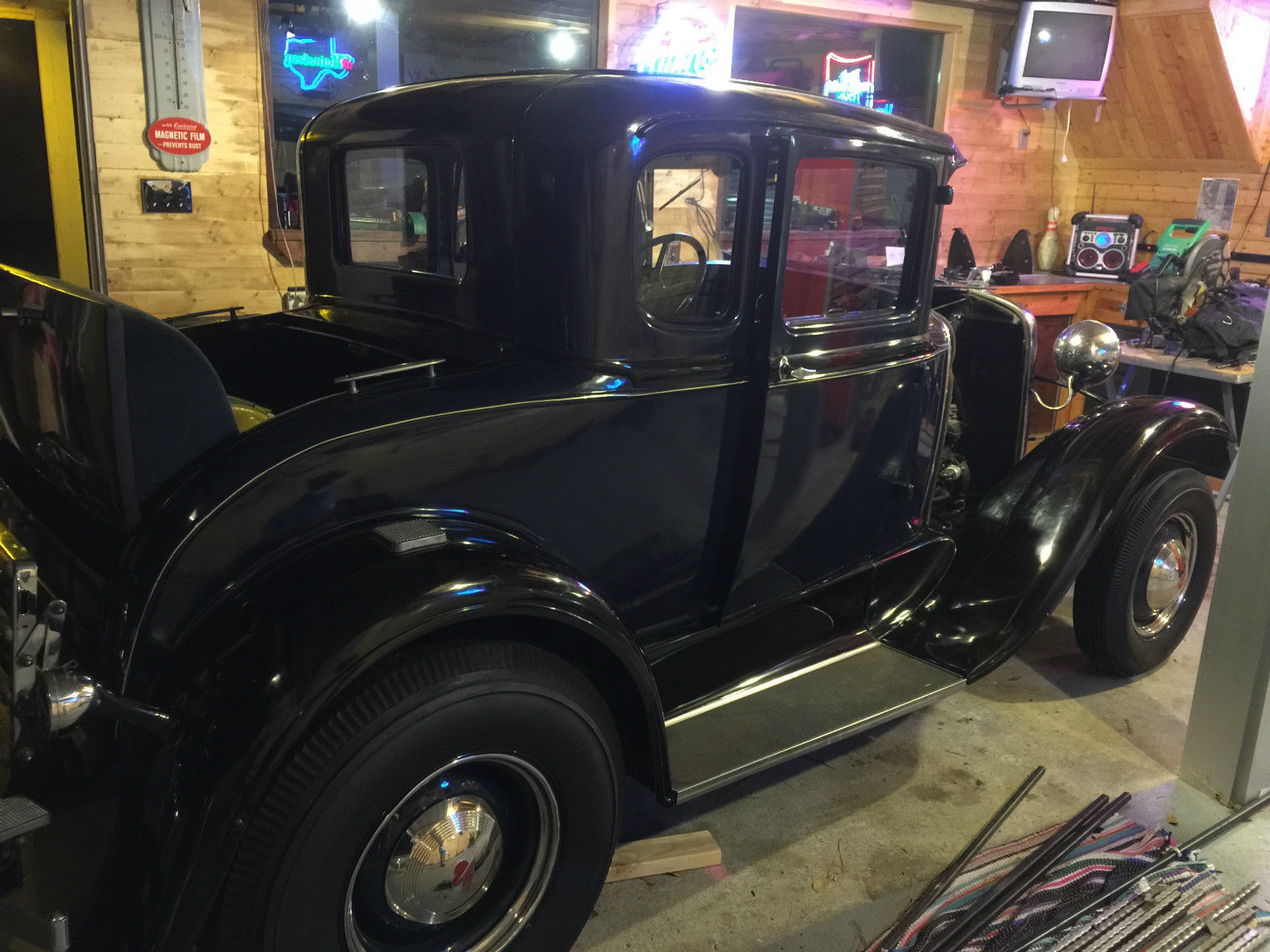 1930 Blue Ford Model A Coupe