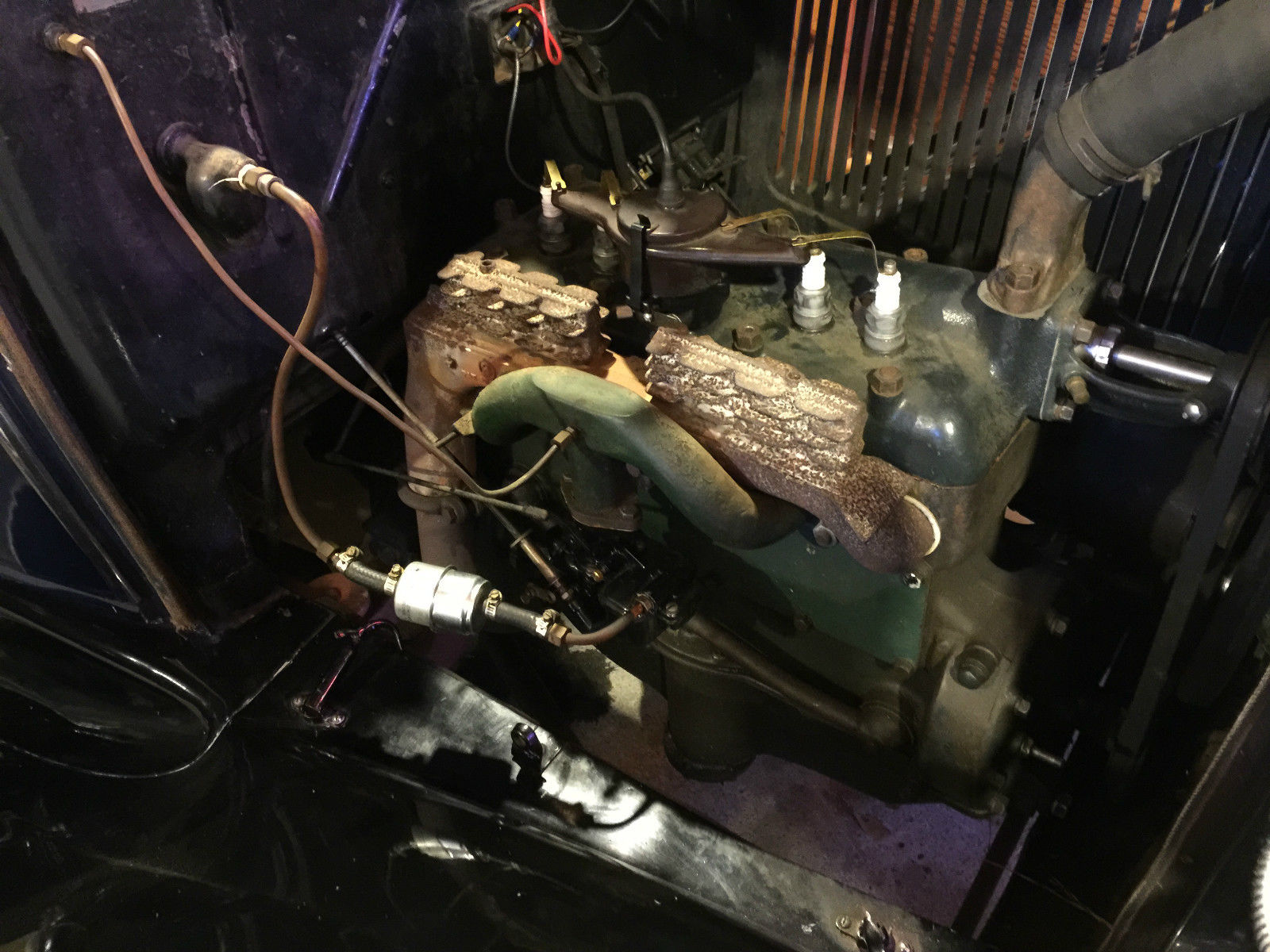 1930 Blue Ford Model A Coupe