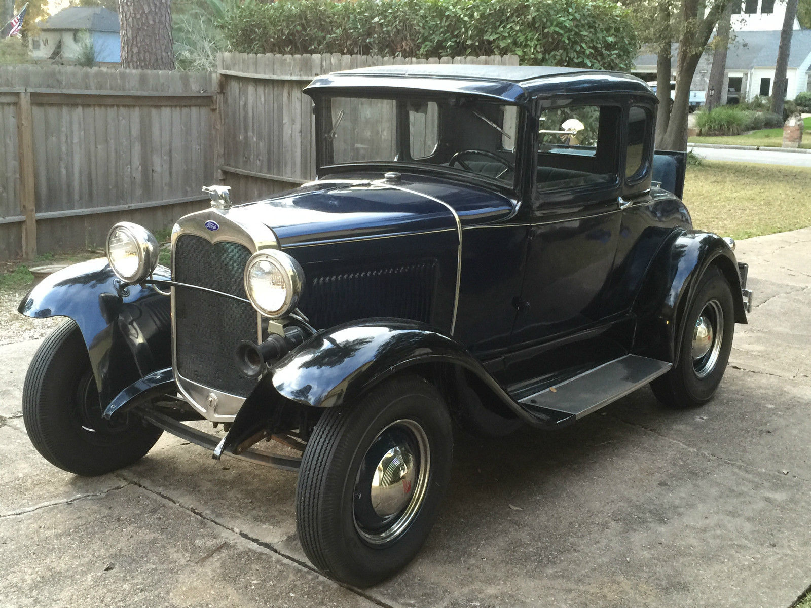 1930 Blue Ford Model A Coupe