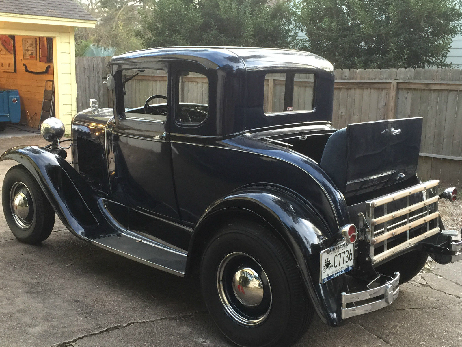 1930 Blue Ford Model A Coupe