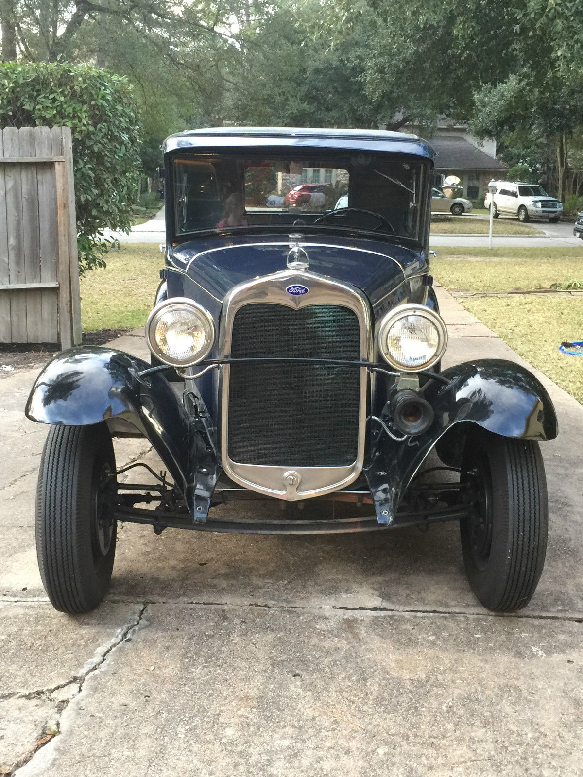 1930 Blue Ford Model A Coupe