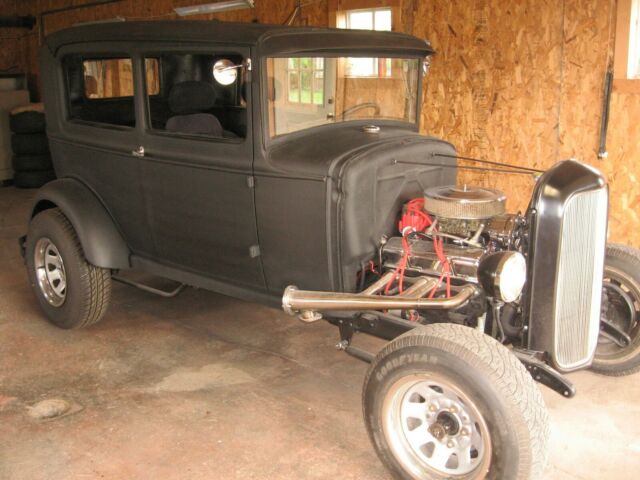 1930 Black Ford Model A Sedan
