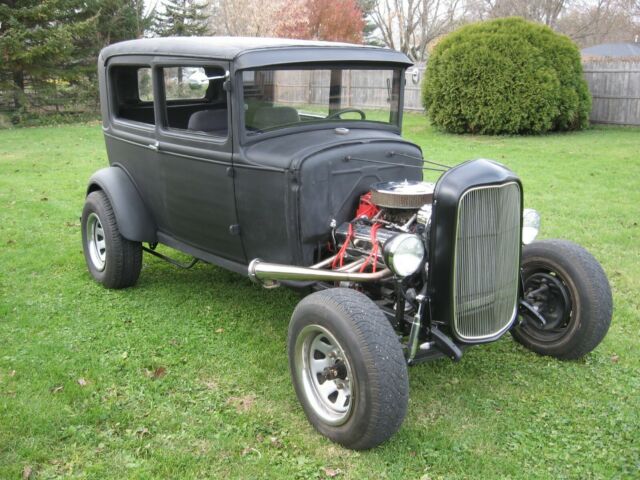 1930 Black Ford Model A Sedan